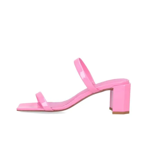 By Far Tanya 70mm Leather Mules