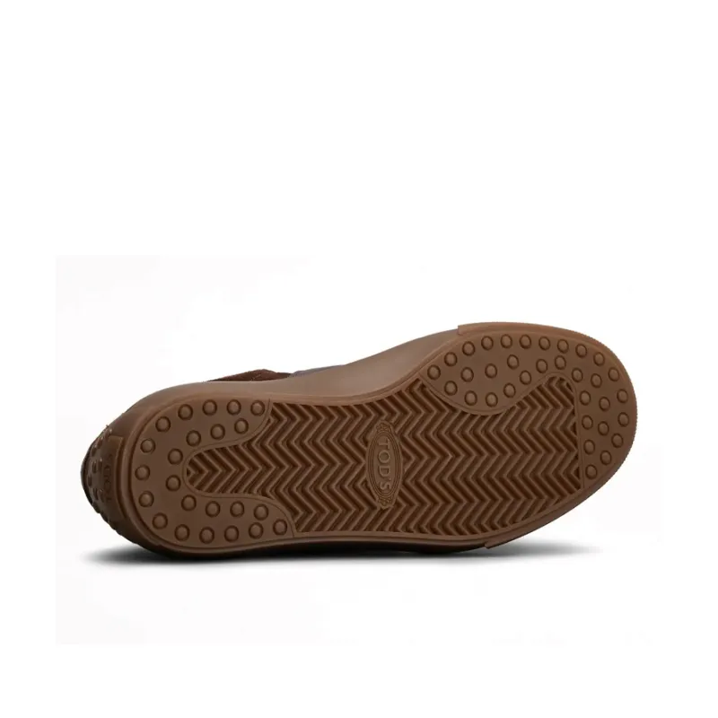 TOD'S Round Toe Lace Up Sneakers-4