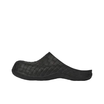 Bottega Veneta Beebee Wrap toe Slippers Men's Black