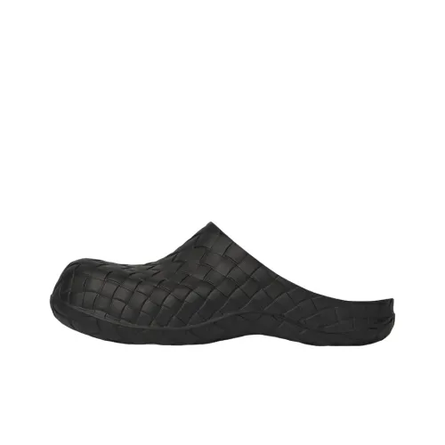 Bottega Veneta Beebee Wrap-toe Slippers Men's Black