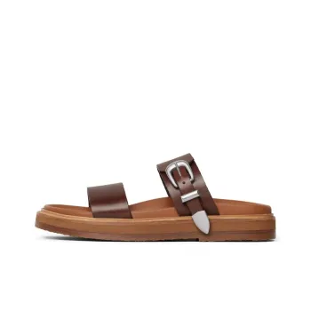CELINE Slide Slippers Men's Dark Brown