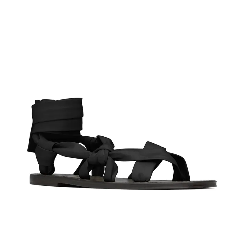 SAINT LAURENT Open-toe Strap-detail Sandals-2