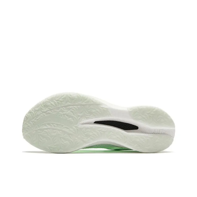 Anta C202 5th Gen Slip Resistant Cushioning Low Top Running Shoes Women's White Green-2