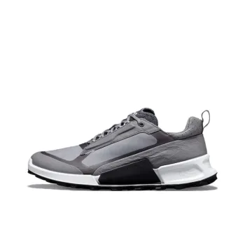 Ecco Cushioned Slip Resistant Low Top Casual Shoes Men's Iron Gray