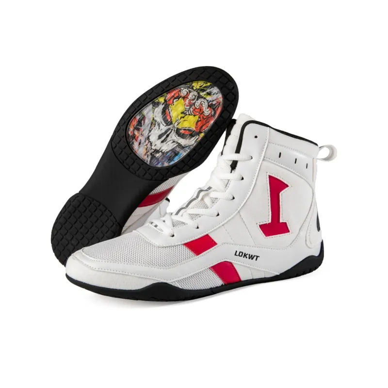 LOKWT Cushioned Slip-Resistant Abrasion-Resistant High-Top Training Shoes Unisex-2
