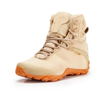 BEAR UNION Breathable, Thermal, Waterproof, Abrasion Resistant, Cushioning, Height Increasing Crew Outdoor Boots Unisex