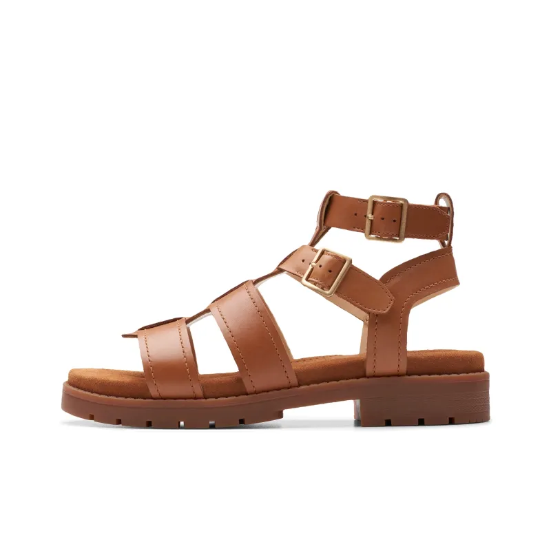 Clarks Roman Sandals Women's Brown-0