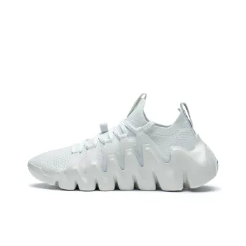 LiNing Phantom Stab Cushioning Anti Slip Wear Resistant Breathability Low Top Sports Casual Shoes Men's Frost White