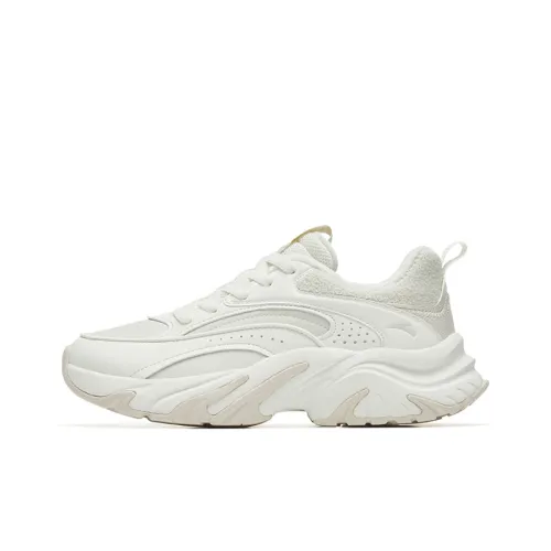 Anta Bunny Rabbit Shoes Wear Resistant Low Top Sports Casual Shoes Women's Gray White