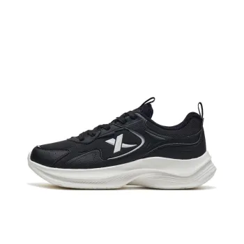 XTEP Anti Slip Wear Resistant Low Top Running Shoes Insulated Shoes Men's Black Sail White