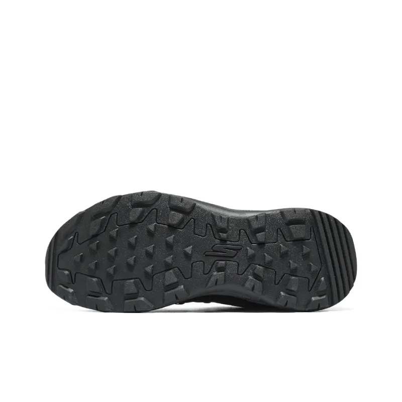 Skechers Breathable Low Top Running Shoes Men's Black-5
