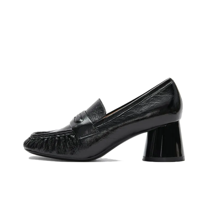 Joypeace Soft European Bag Loafers 5.5cm Women's-0