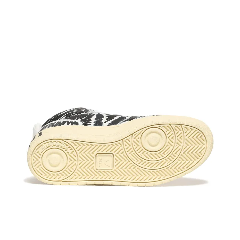 VEJA x MARNI V 15 Stylish Skateboarding Shoes Women's Black White-4