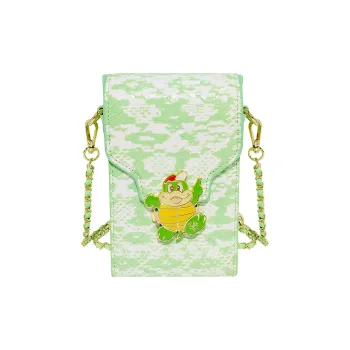 MACK JODAER Synthetic Leather One Shoulder Cell Phone Pouch Regular Women's Green