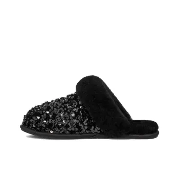 UGG Scuffette Ii Chunky Sequin Slipper Black Women's