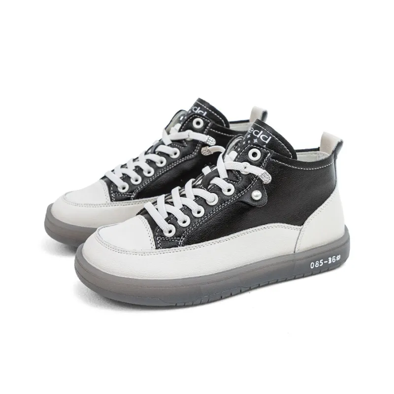 Medd Lightweight Wear-Resistant And Slip-Resistant High-Top Casual Shoes Women's-1