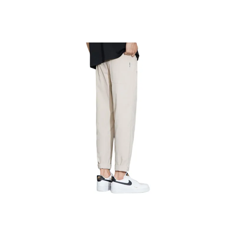Tonlion Casual Pants Men's Light Khaki-1