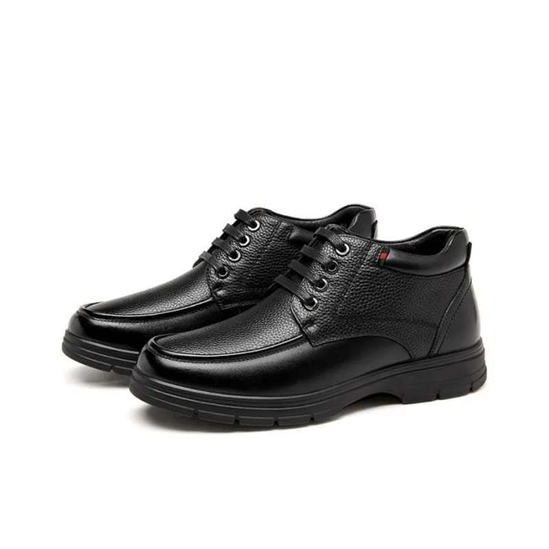 CAMEL Dress Shoes Men Low Top Black/Brown-1