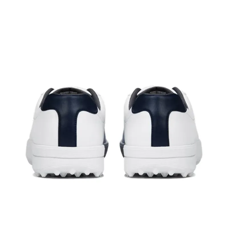 PGA Cushioning Wear-Resistant Low-Top Golf Shoes Unisex White-3