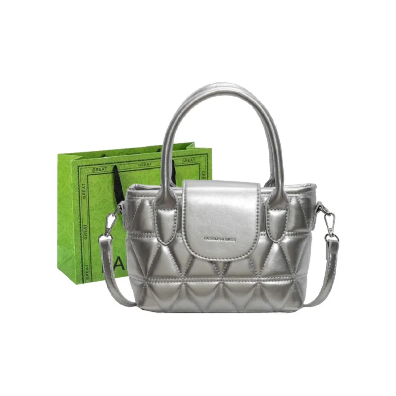 KARUISHA PU Handbag Women's Black Silver Burgundy White-4