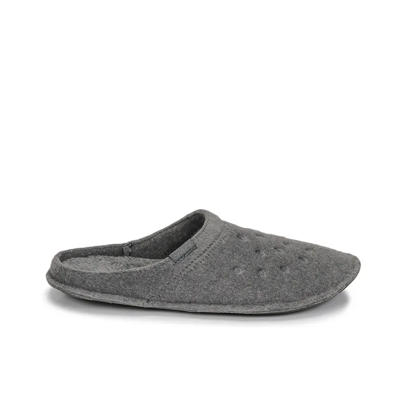 Crocs Classic Slipper Casual Thicken Stay Warm Shoe Unisex Gray-1