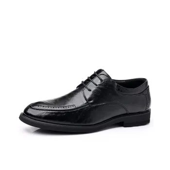 Batotem Dress Shoes Men Low-Top Black