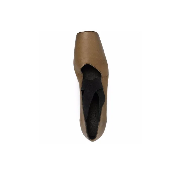 UMA WANG Square Toe Ballerina Shoes-4