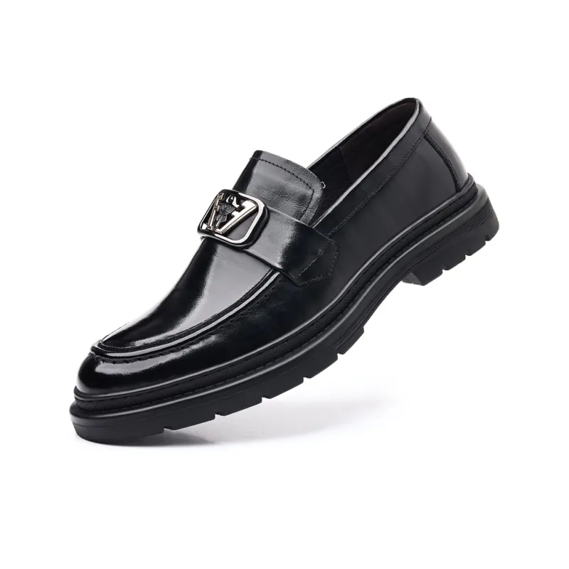 ZUWUDONG Loafers Men Black-1