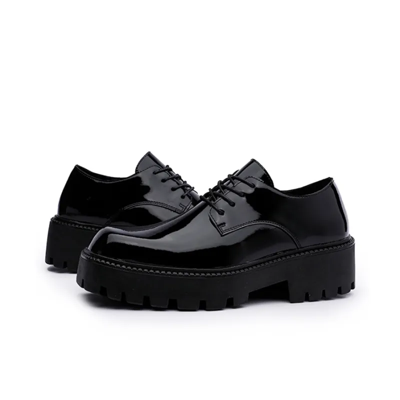 YEDANI Men's Casual Shoes Men Low Top Black/Green-3