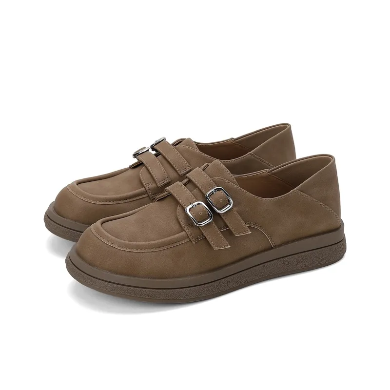 GEMEIQ Loafers Women's Beige/Milk Tea-7