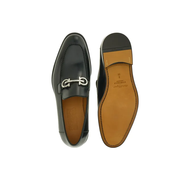 FERRAGAMO GUSTAV Mokasin Shoes Men's Black-4