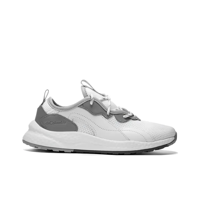 Columbia Slip Resistant And Breathable Low Top Outdoor Shoes Women's White Gray-1