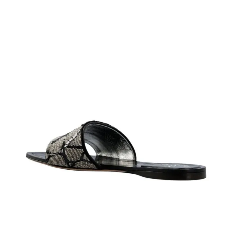 Valentino Garavani VLogo Monogram Slip On Sandals Women's-3