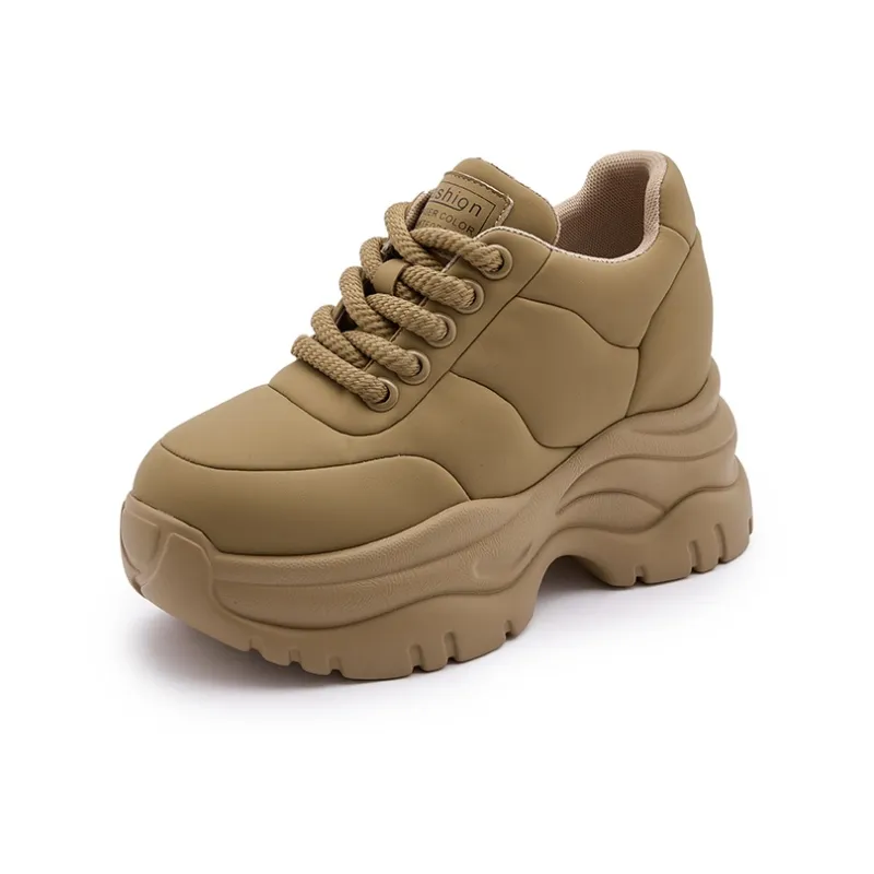 Milan Love Song Wear-Resistant Lightweight Height Increasing Low-Top Casual Shoes Women's-5