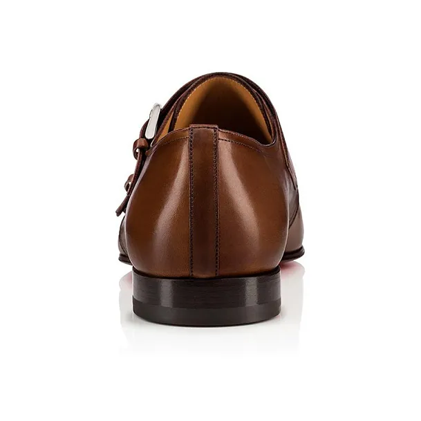 Christian Louboutin Men's Casual Shoes Men Low Top Brown-3