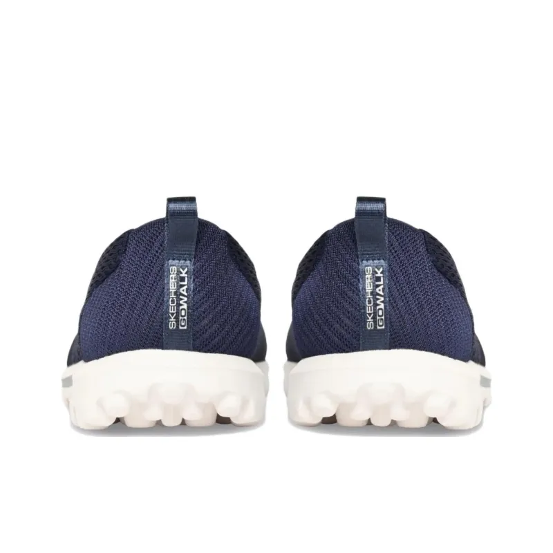 Skechers Goga Mat Cushioned Slip-Resistant Low-Top Sports Casual Shoes Women's Marine Blue-3