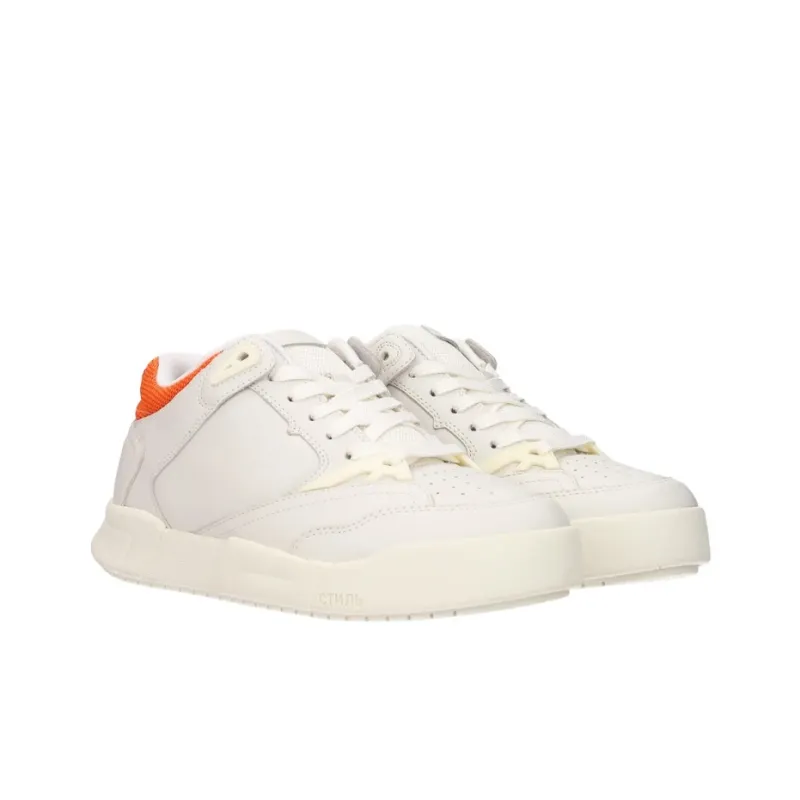 HERON PRESTON Lace-up Leather Sneakers-1