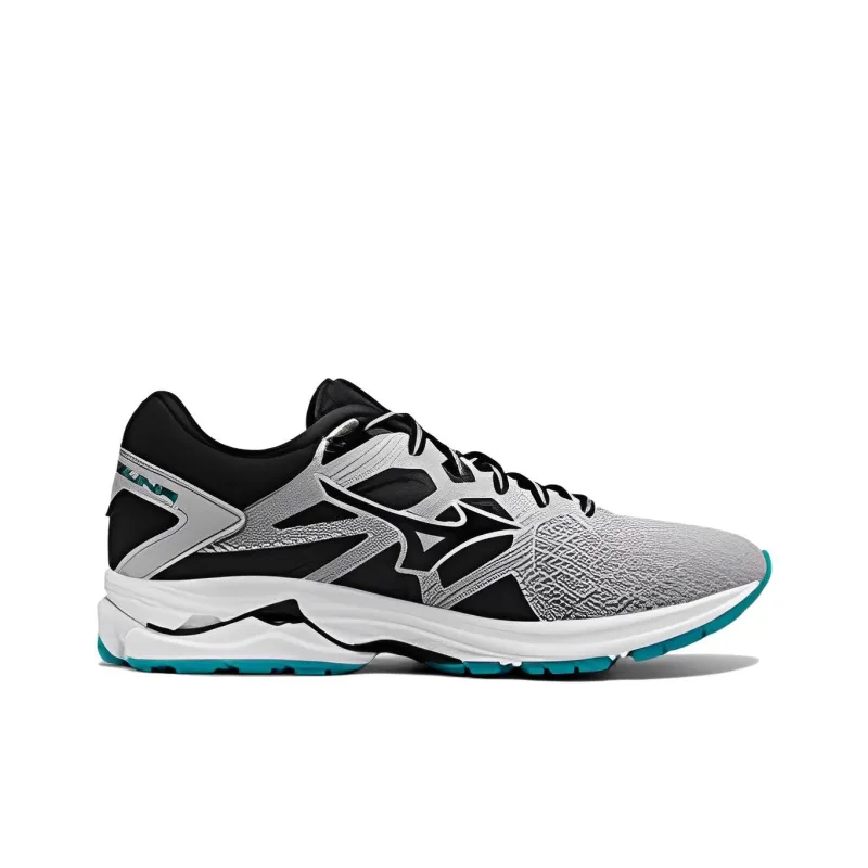 Mizuno Anti-Slip Wear-Resistant Low-Top Running Shoes Women's Gray Black-1