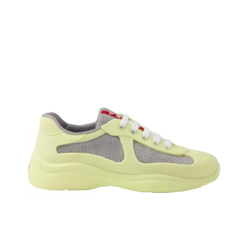 PRADA America's Cup Panelled Sneakers-1