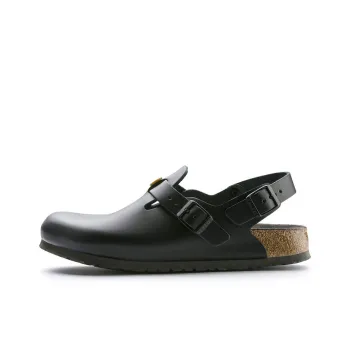 Birkenstock Tokio Esd Natural Leather Sandals 'Black'