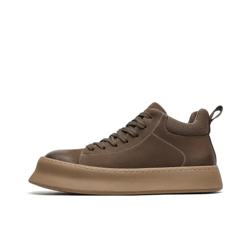 C°BANNER Skateboard Shoes Men Low-Top Khaki