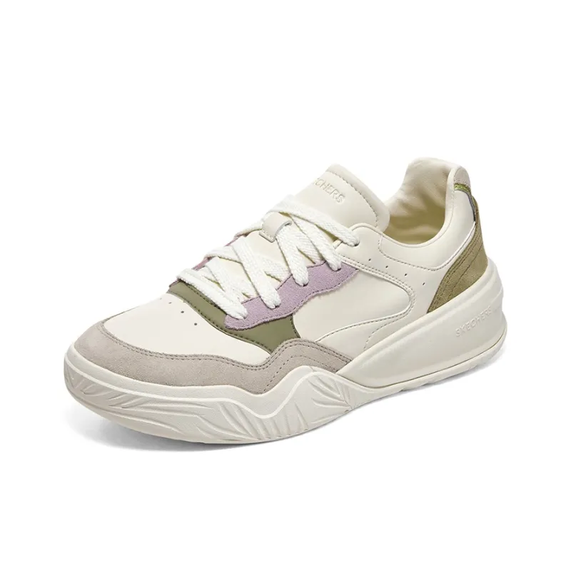 Skechers Denali Shoes 'White Green Purple' Women's-2