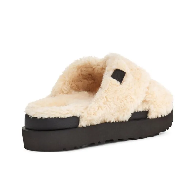 UGG Fuzz Sugar Cross Slides-3