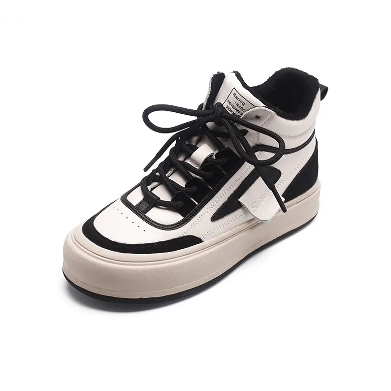 DG Casual Shoes Women's Low Top Beige Apricot/Beige Black-3