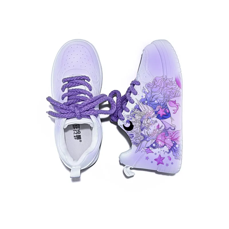 Cold Cicadas Yesterday Lightweight And Breathable Low-Top Skateboard Shoes Unisex-2