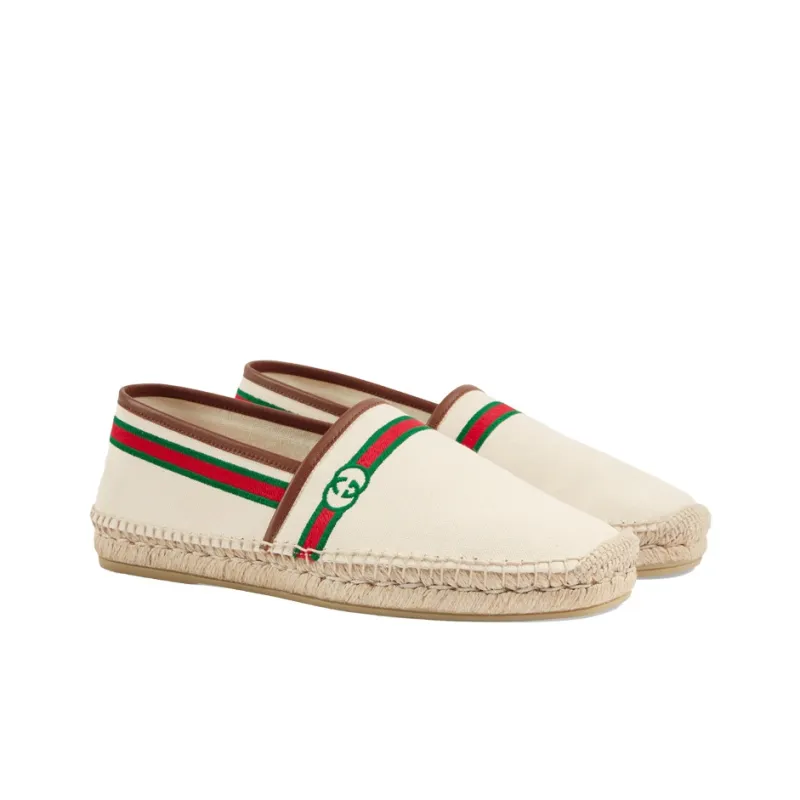 GUCCI Interlocking G Espadrilles Beige Women's-2