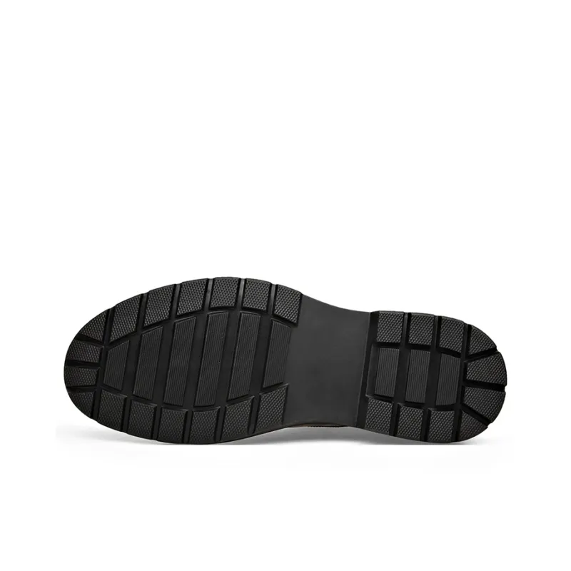 ST&SAT Dress Shoes Casual Business Shoes Men's Black-4