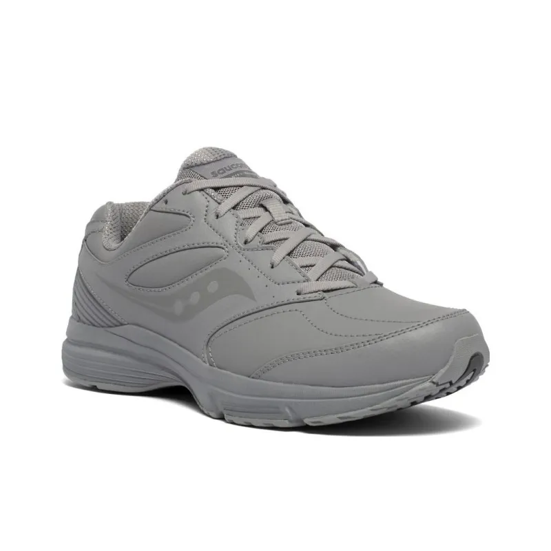 Saucony Integrity Walker 3 Cushioning Abrasion Resistant Breathable Low Top Running Shoes Men's Light Gray-2