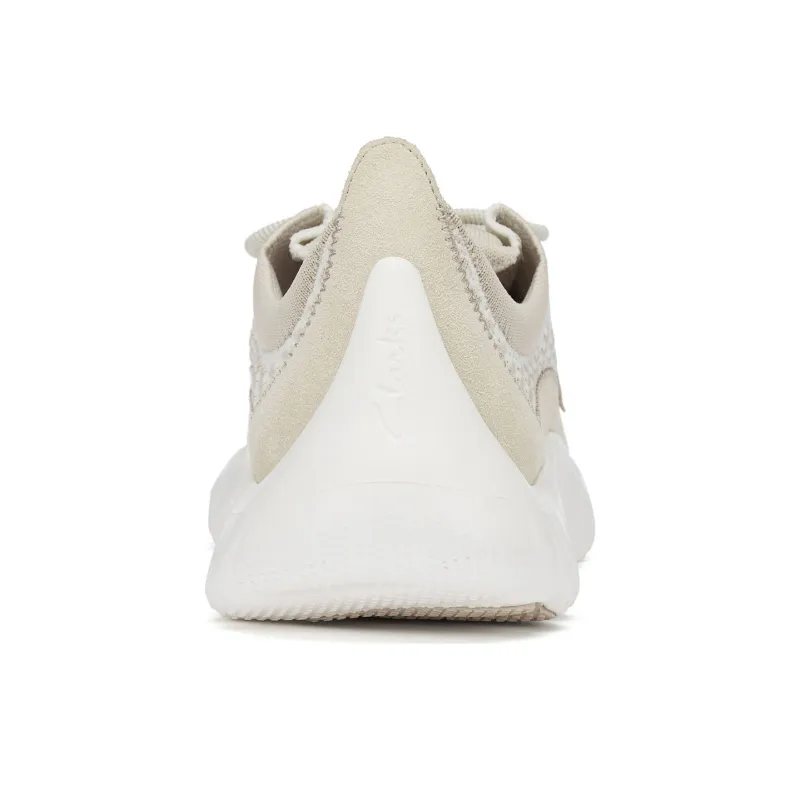 Clarks Low Top Casual Shoes Men's White-2