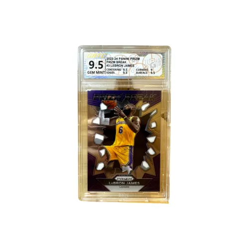 PANINI 23 24 Panini Prizm LeBron James, Breakthrough, Teca GBTC Grading 9.5 Graded Cards 1 Pc